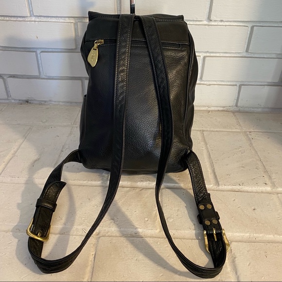 Black Leather Women\'s Backpack main image 8
